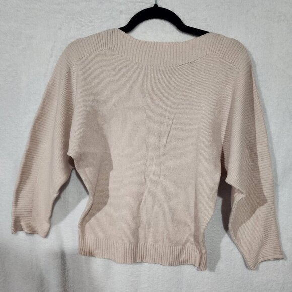 Joan Vass Sweaters - Joan Vass Womens Bat Wing Sweater Light Academia